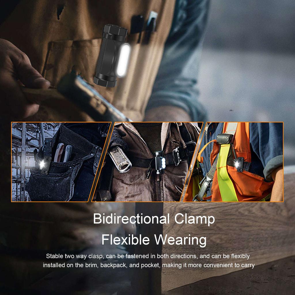 LED Headlamp Flashlight 1150LM 3 White LEDs Multi Modes Waterproof Rechargeable LED Headlight for Outdoor Work