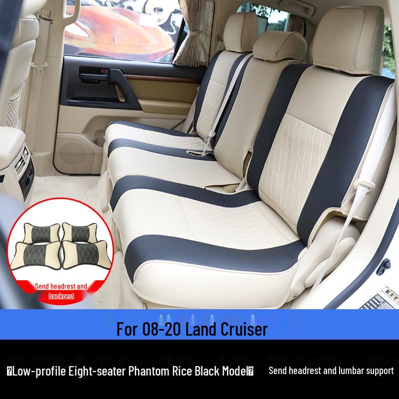 08-20 Land Cruiser Seat Covers: All-Season Full Coverage Interior Upgrade