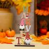 Season Delightful Harvest Owl And Squirrel Wooden Display Piece For Celebrations Thanksgiving