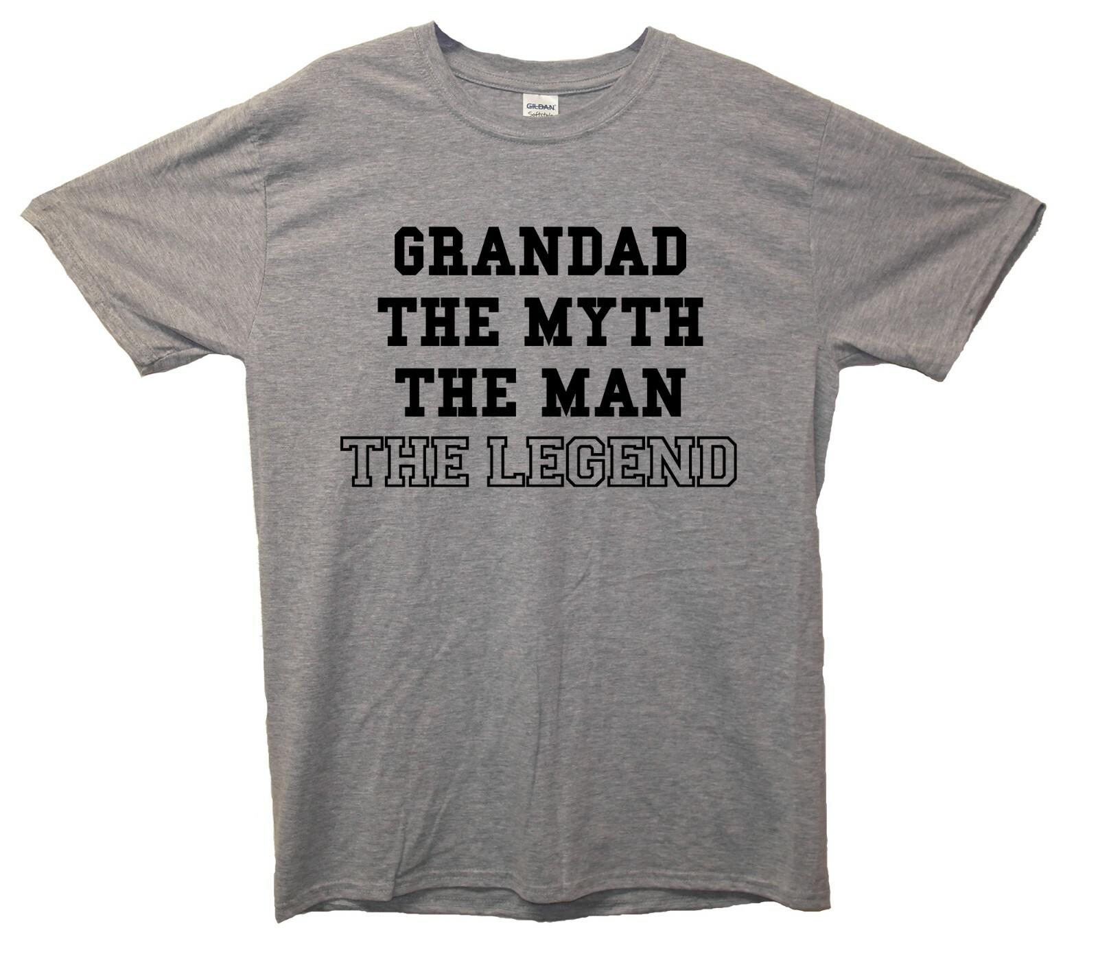 Grandad, The Myth, The Man, The Legend Printed T-Shirt S разноцветный