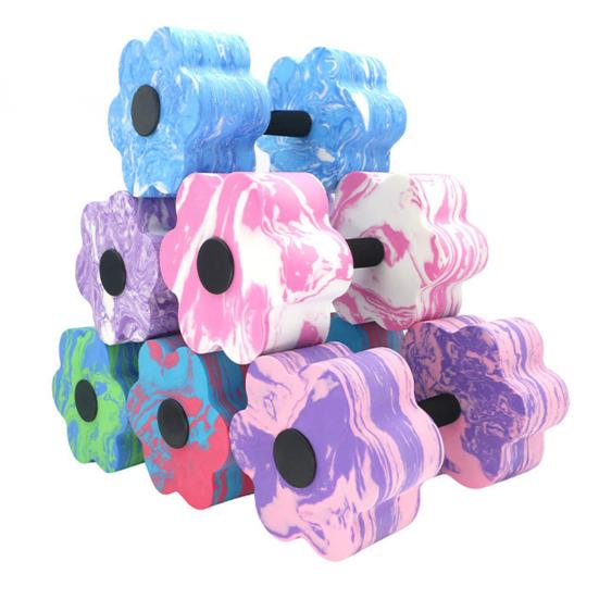 1/2Pcs Water Aerobic Dumbbells Set High-Density EVA Foam Fitness Barbells Lightweight Pool Weights Dumbbells