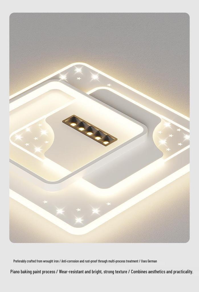 Modern LED Ceiling Light Set for Living, Dining, and Bedroom