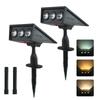 LANMEL Solar Waterproof 5 Light Garden Automatic Includes 2 1500mAh Batteries Light, Outdoor, IP65, Modes, Lighting, Security/Disaster Prevention,