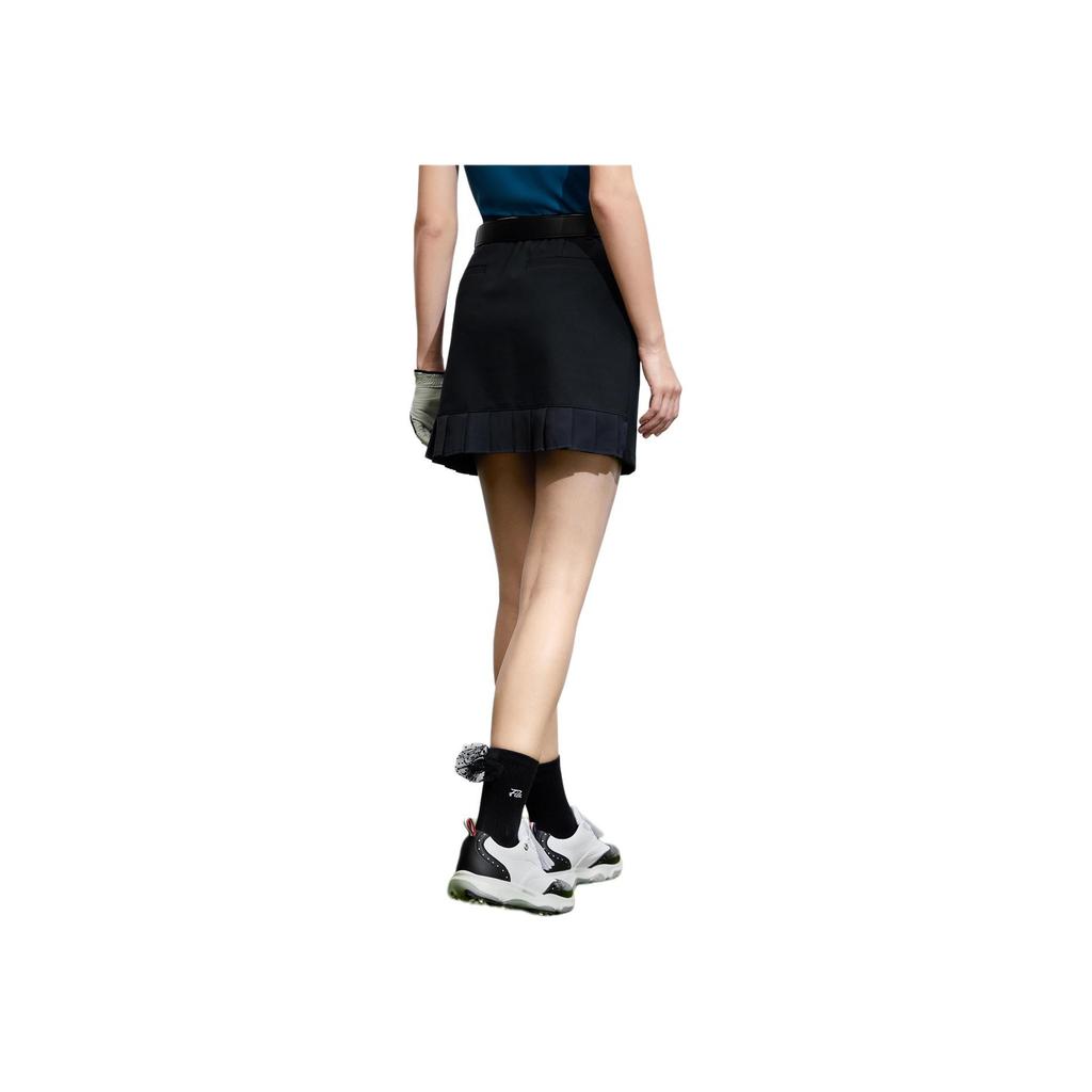 New FILA Golf Series Casual Short Skirts Women's Black A11W415311F-BK