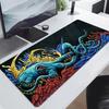 Octopus Locking Edge Mouse Mats Large Natural Rubber Mouse Pad Gaming Mousepads Gamer Mousepad Desk Pads Keyboard Mat x