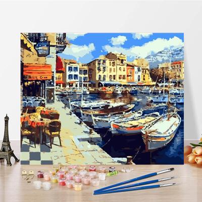 Kunst DIY Malen nach Zahlen Zahlen Ölgemälde Leinwand digitale Ölgemälde Home Dekoration