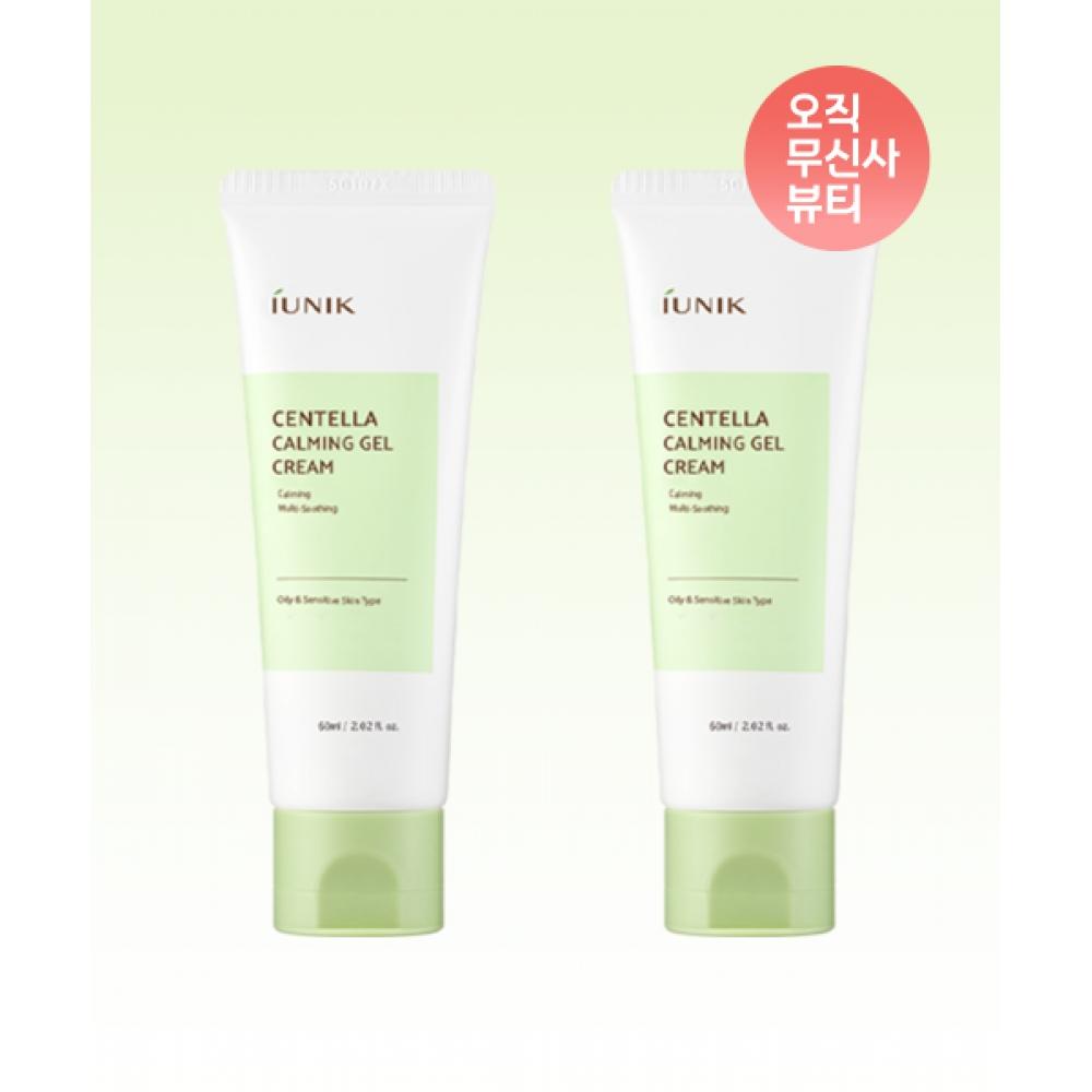 Iunik Centella Calming Gel Cream 60ml 2 Pcs NONE