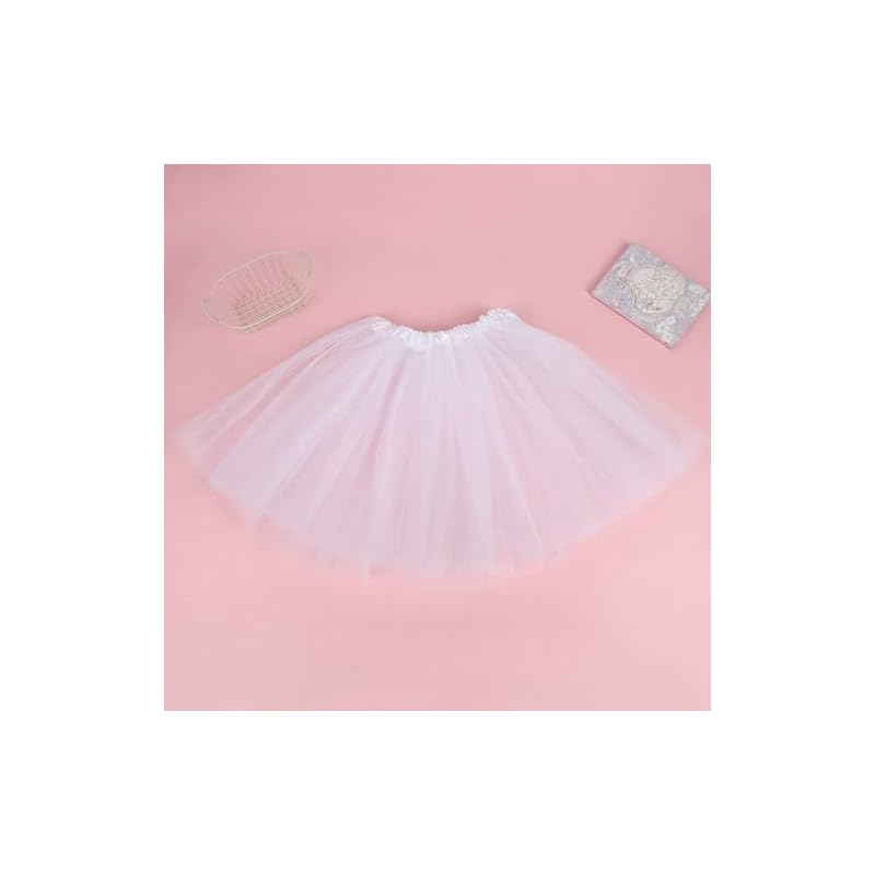 [Moerstar] Tutu Skirt for Women, Fluffy Tulle Skirt, Volume Skirt, Fluffy Triple Tulle, Petticoat, Girls' Stage Costume, Performance Outfit, Cosplay,
