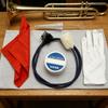 Trombone And French Horn Cleaning Set With Mouthpiece Brush Bore Brush Slide Grease & Polishing Cloth For Brass Instrument