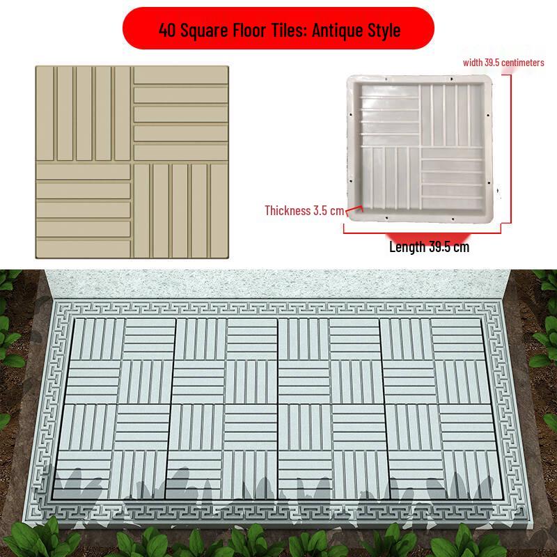 Garden Cement Tile Mold for Outdoor Stepping Stones
