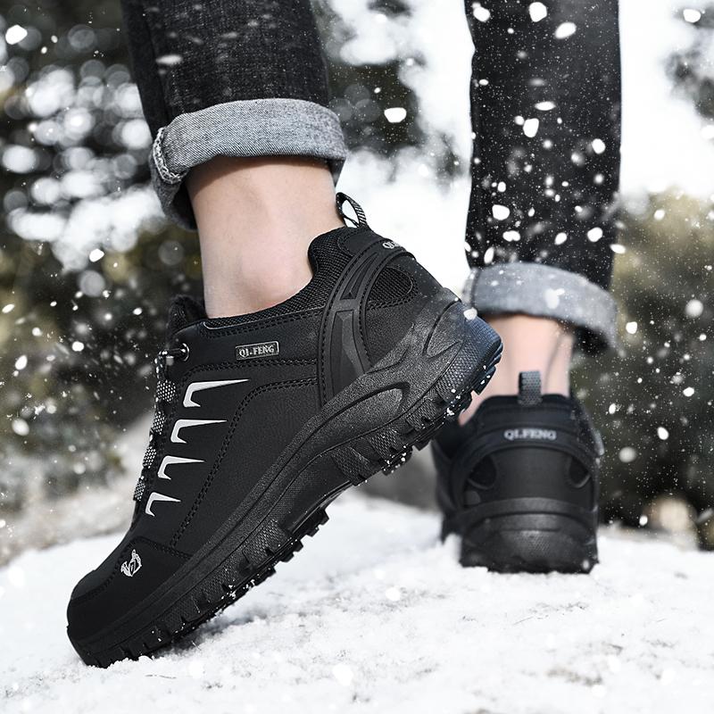 36-47 Winter Paar Plus Samt Warme Outdoor Spezialagent Wanderschuhe Wanderschuhe Sportschuhe Baumwollschuhe Schneestiefel