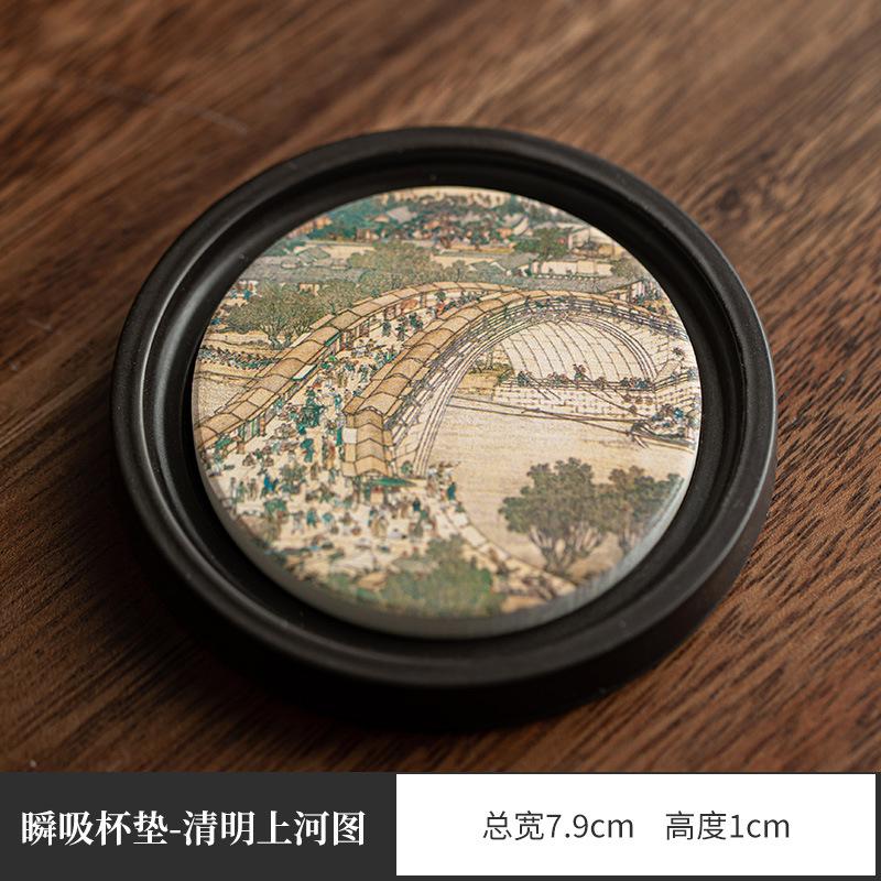 

Новые подставки для чая из бакелита в китайском стиле с присоской для воды, подставки для чая Кунг-фу, бытовые, для хранения, коврики-подставки для чашек, аксессуары для церемонии