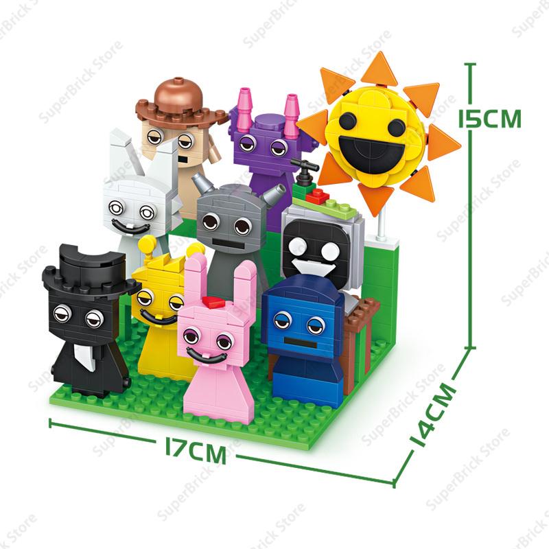 Hot Sprunki Building Blocks Toys Sets Classic Game Cartoon Doll 18 Figures Model Bricks Children's Toys Holiday Birthday Gifts