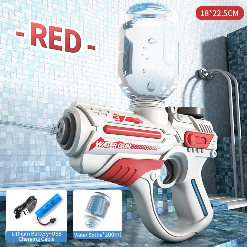 Latest Electric Water Gun Kids' Automatic Beach  Watergun Plaything Powerful Outdoor Summer Swimming Pool Fun Water Blaster Toys