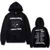 Loded Diper World Tour Hoodie Diary of A Wimpy Kid Hoodies Men Women Hip Hop Oversized Hooded Sweatshirt Male Vintage Streetwear
