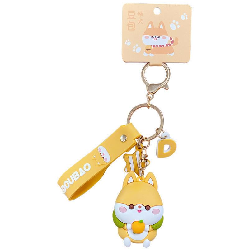 Doubao Shiba Stylish Inu Keychain Plush Fashionable Bag Decoration For Everyone