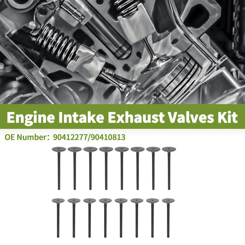 X Autohaux № 90412277 Комплект клапанов впускных и выпускных для двигателя Saturn Vue 3.0 2002-2003 1 комплект