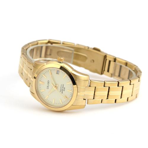 [GALAXY] GALAXY 5 ATM Women's Metal Wristwatch QA9012FD