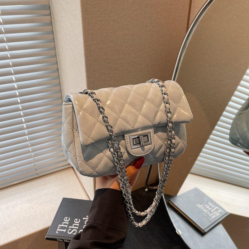 

Модная бриллиантовая цепочка маленькая квадратная сумка весна и лето новая высококлассная простая сумка на плечо универсальная сумка-мессенджер синий