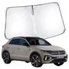 Oricarmes Osłona przeciwsłoneczna na przednią szybę Volkswagen T-Roc Tea Lock, Do spania w samochodzie, W zestawie torba do przechowywania, Osłona przeciwsłoneczna T-Lock