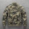 Men's Retro Camouflage Baseball Jacket - Autumn/Winter Collection