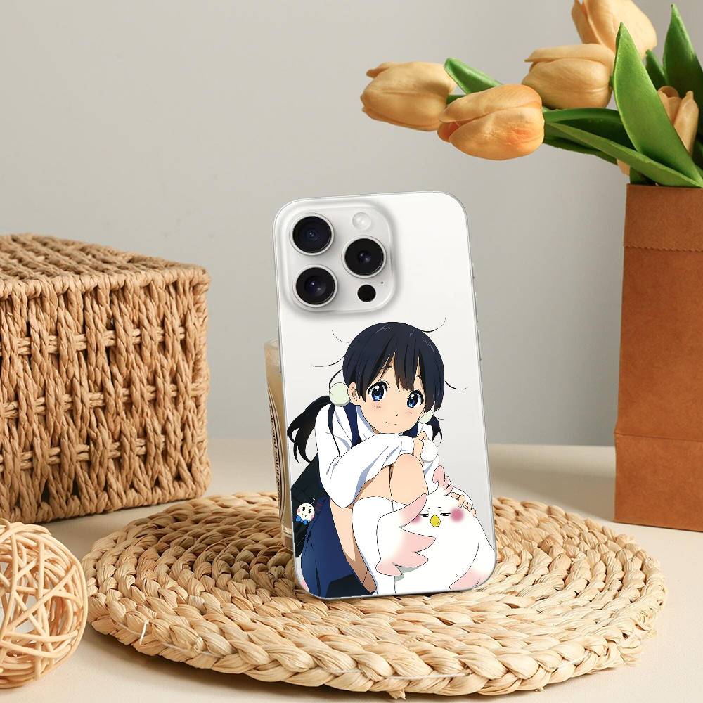 Kitashirakawa Tamako Tamako Market Phone Case For IPhone 17 16 15 13 12 14 Pro Max 7 8 Plus XR XS X Transparent Shockproof Cover
