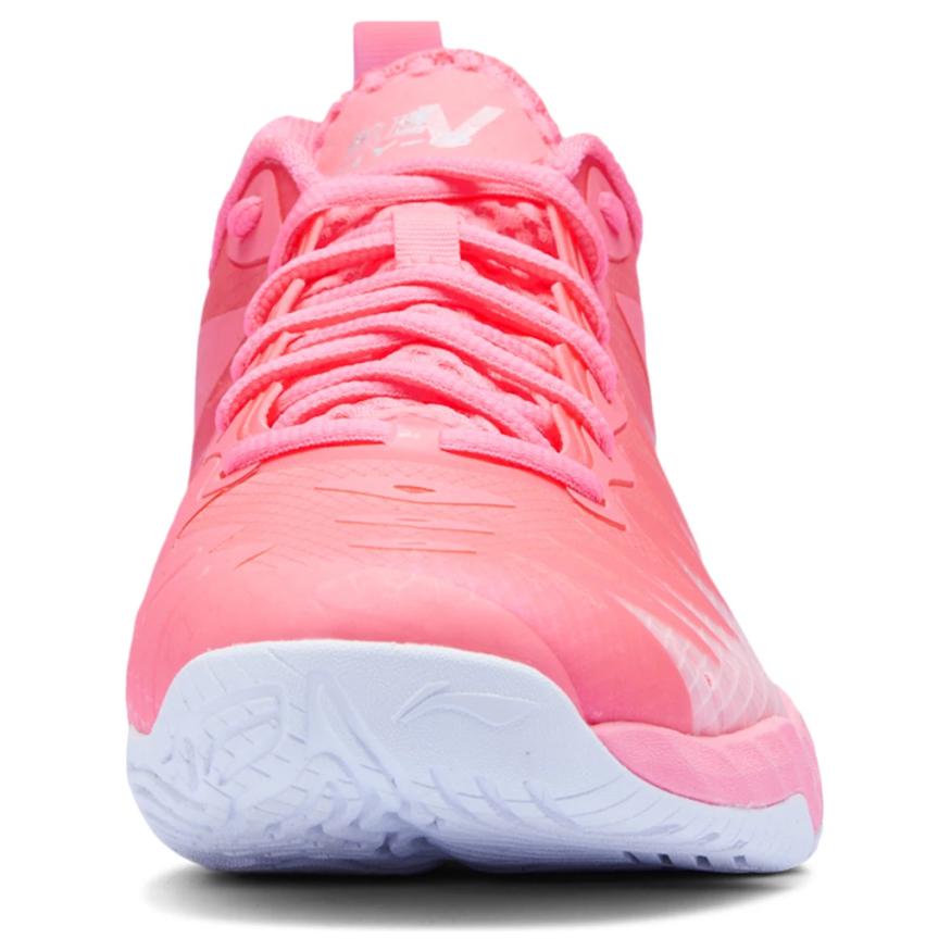 Li Ning Falcon Fashion Versatile Trendy Non-Slip Breathable Rebound Low-Top Badminton Shoes Unisex sneaker Pink AYAU007-1