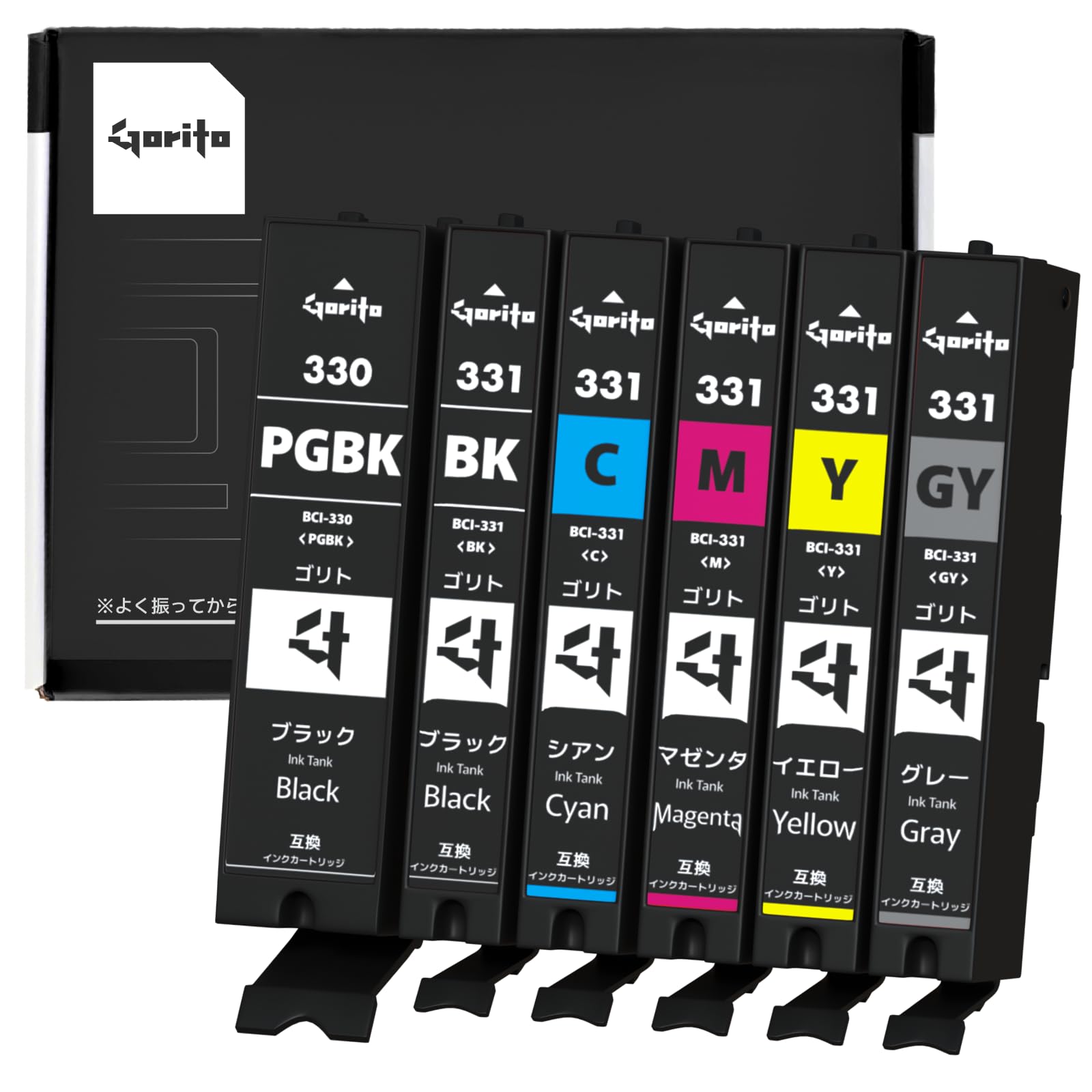 

Official Gorito 331XL Compatible Ink Cartridge Compatible with and TS8830 Features the latest IC remaining ink level and compatibility with genuine