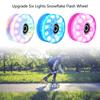Roller Skate Wheel with Wrenches, Quads Roller Skate Wheel Double Row Skating Skateboard Quads Skate Replacement Wheels