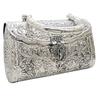 Damen Silbergriff Metall Clutch Hand Cluth