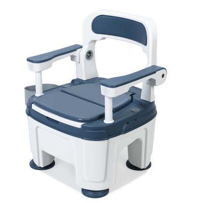 Adult Potty Chair Bedside Commode Portable Toilet Toilet Seat with Handles Height Adjustable Mobile Elderly Load 882lb for Seniors Disabilities