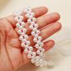 Thin Pearl Waist Belt Ribbon Rhinestone Waist Chain Luxury Waistband  Bridal