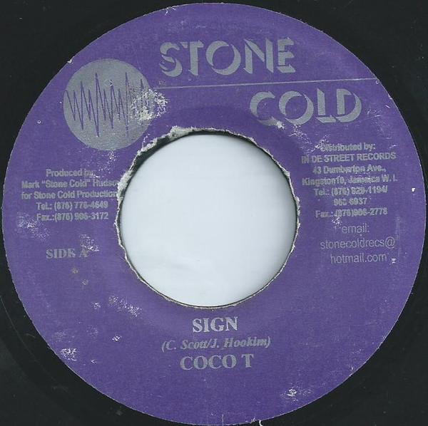 

7inch Record COCOA TEA - Sign NONE Stone Cold 2002 Jamaica Reggae, Ska & Dub Used