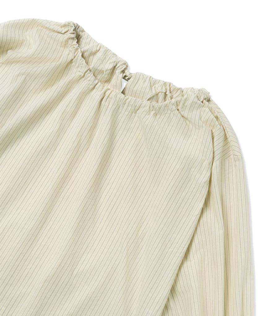 WITHOUT SUMMER Bare Stripe Blouse_Cream