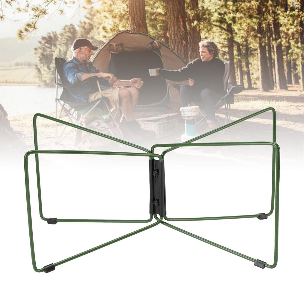 Foldable Cooler Stand Luggage Rack Fridge Ice Box Holder Stainless Steel Outdoor Camping   Portable Bracket