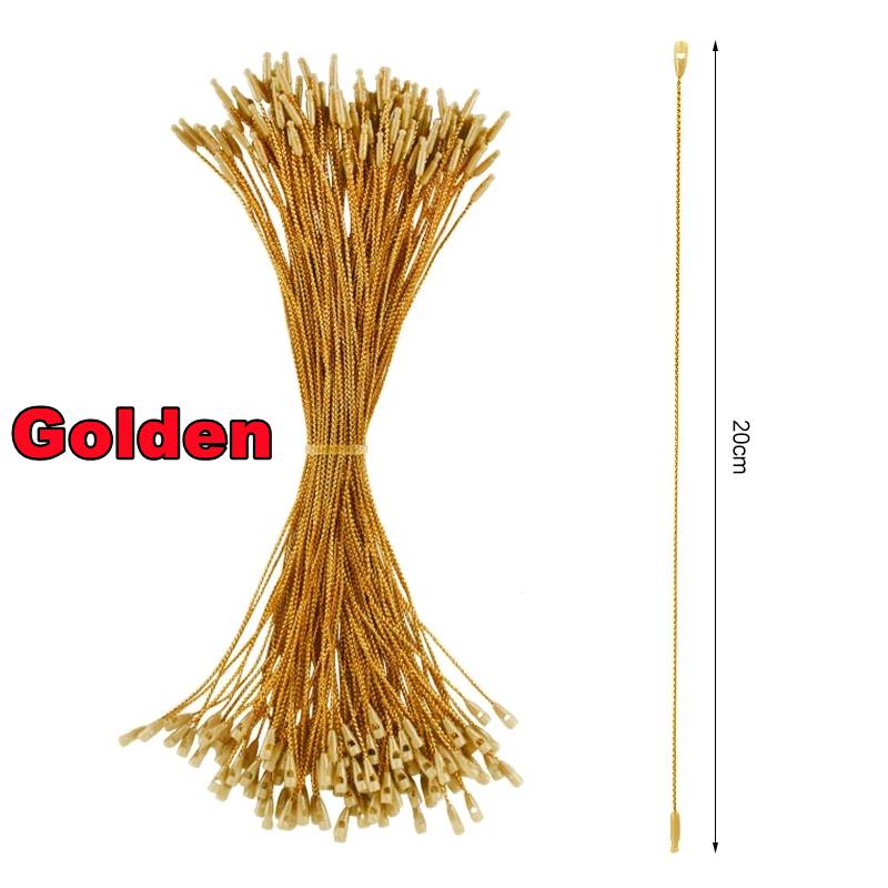 New 100PCS Christmas Drop Ornaments String Ribbon Xmas Ball Pendant Hanging Ropes Christmas Decorations Home Gift Packaging Tag