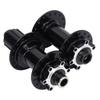2pcs Bicycle Hubs Black Aluminium Alloy 32 Holes Front Rear Bike Disc Hubs 4 Bearing for Mountain Cycling