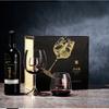 Blei freies Glas Wein Set, Rotwein Glas, Haushalt Große Kapazität Kelch, Fußloses Glas, Trauben Sektglas, 520ml