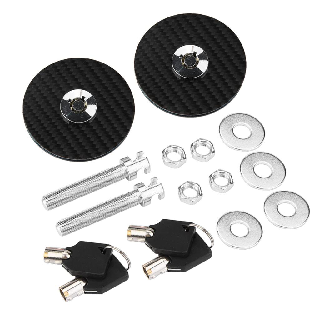 Hood Lock Catch Set Hood Lock Kit Hood Cover Lock Front Hood Cover Lock