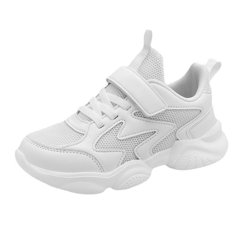 Children 2025 Spring and Autumn New White Sports Shoes Little White Shoes Boys Shoes Girls Shoes Casual Boys Board Shoes