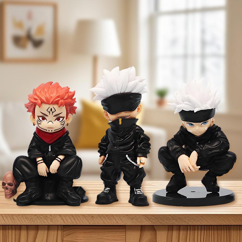 Satoru Gojo Action Figure Jujutsu Kaisen Anime Figure 3 Style Lord of the Curse Sukuna Figurine Collection Model Doll Toys