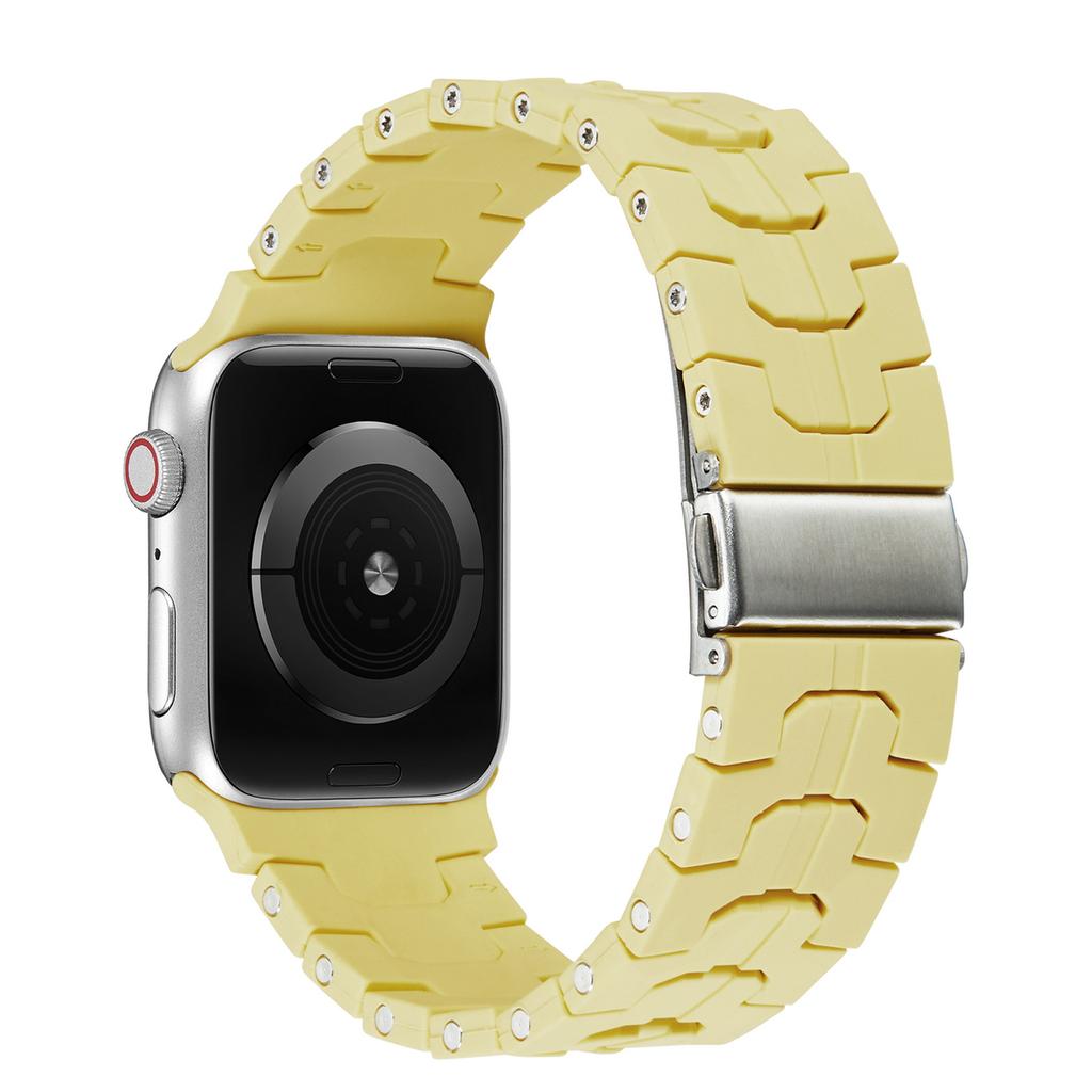 Do zegarka Apple Watch 10 46 mm/Ultra 2/Ultra 49 mm/9 8 7 45 mm/SE (2023) SE (2022) SE 6 5 4 44mm/3 2 1 42mm Silikonowy Pasek do Zegarka