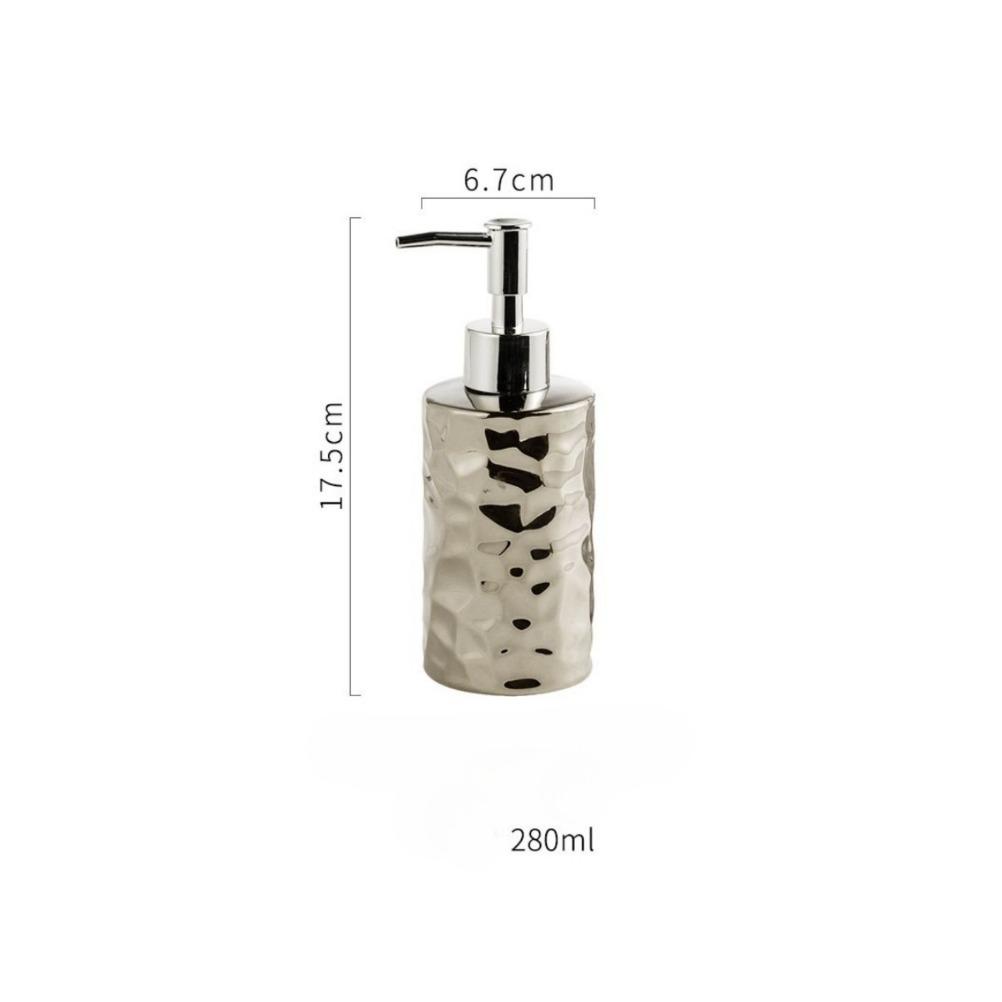 

Nordic Electroplating Distribution Bottle Hand Sanitizer Liquid Soap Dispenser Shower Gel Press Bottle Bathroom Accessories