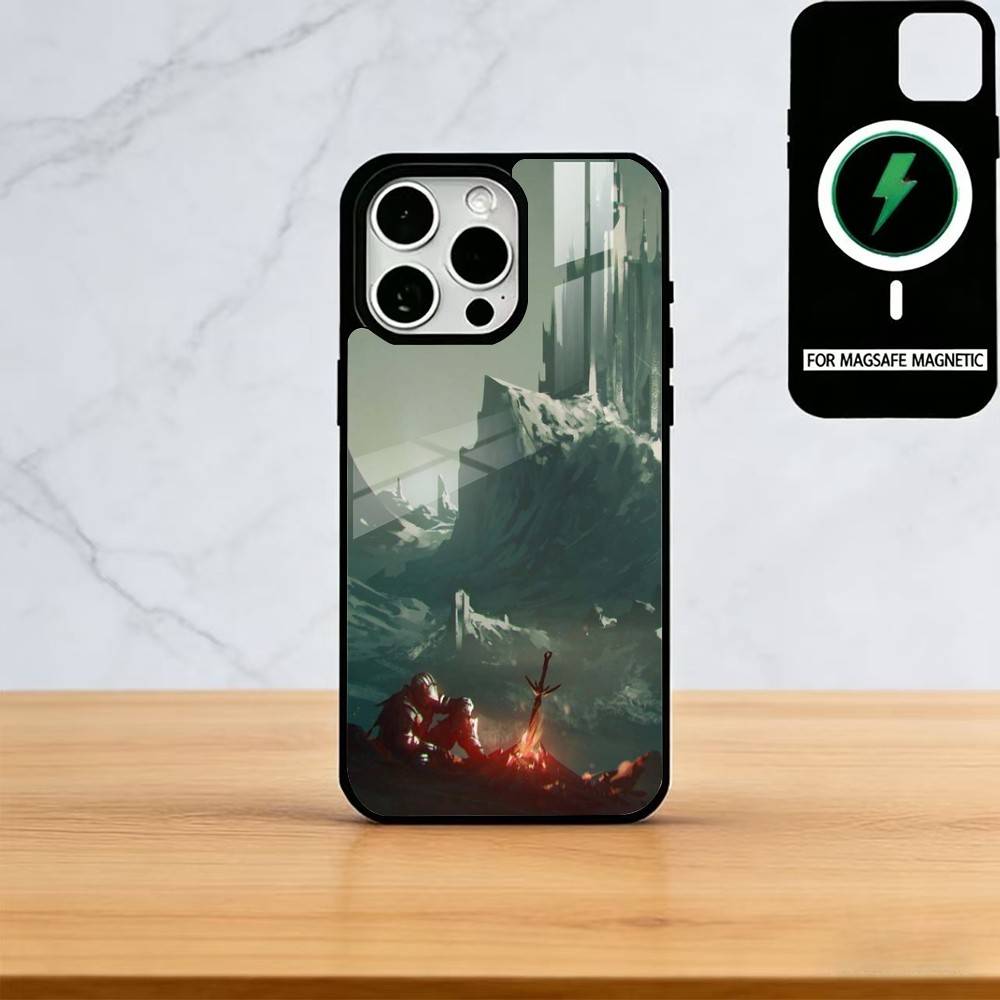 Video Game Reference Art Phone Case For iPhone17,16,15,14,13,12,11 Plus,Pro Magnetic with Magsafe Wireless Charging