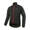 Veste de cyclisme pour homme Coupe-vent Résistante à la pluie Protection UV Chaude Manteau de sport d'extérieur Couleur unie Bords réfléchissants