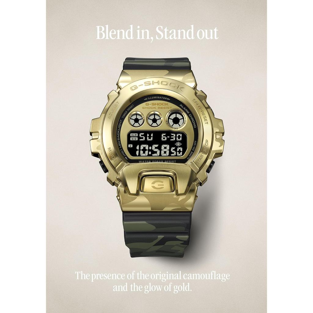 [Casio] G-Shock Men's Watch GM-6900CMG-3JF Gold Edition - Authentic Japan Model, Durable & Stylish