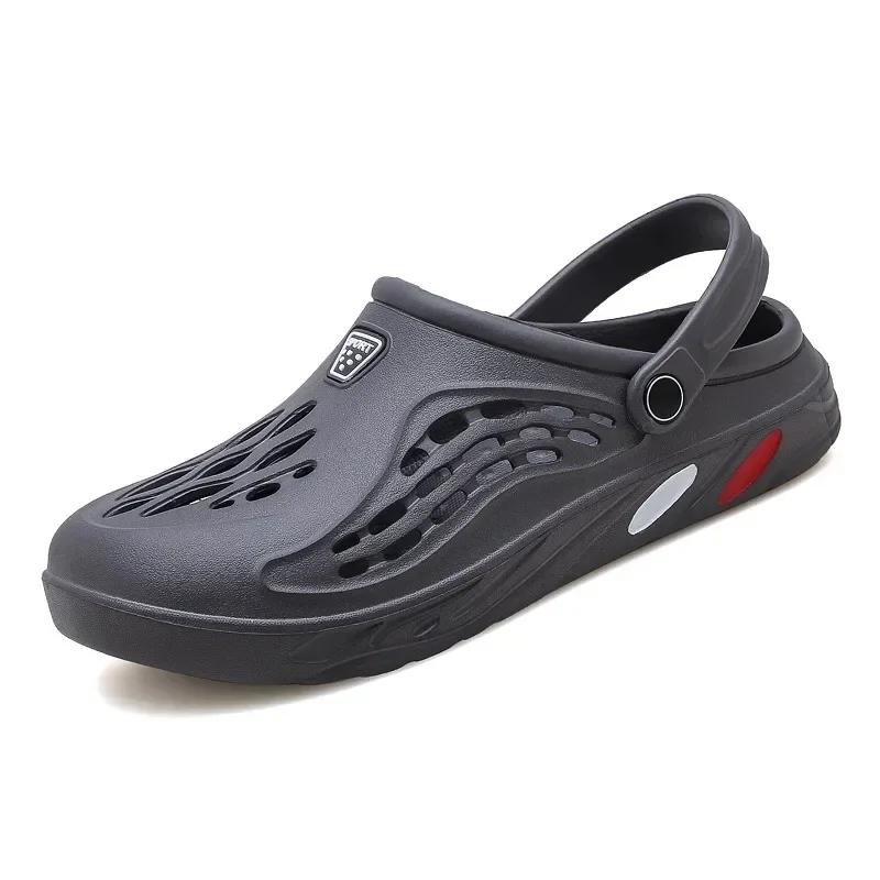 Summer Men and Women Clogs Sandals Men EVA Slippers Garden Shoes Platform Sandals Couple Outdoor House Leisure Slides Men Clog