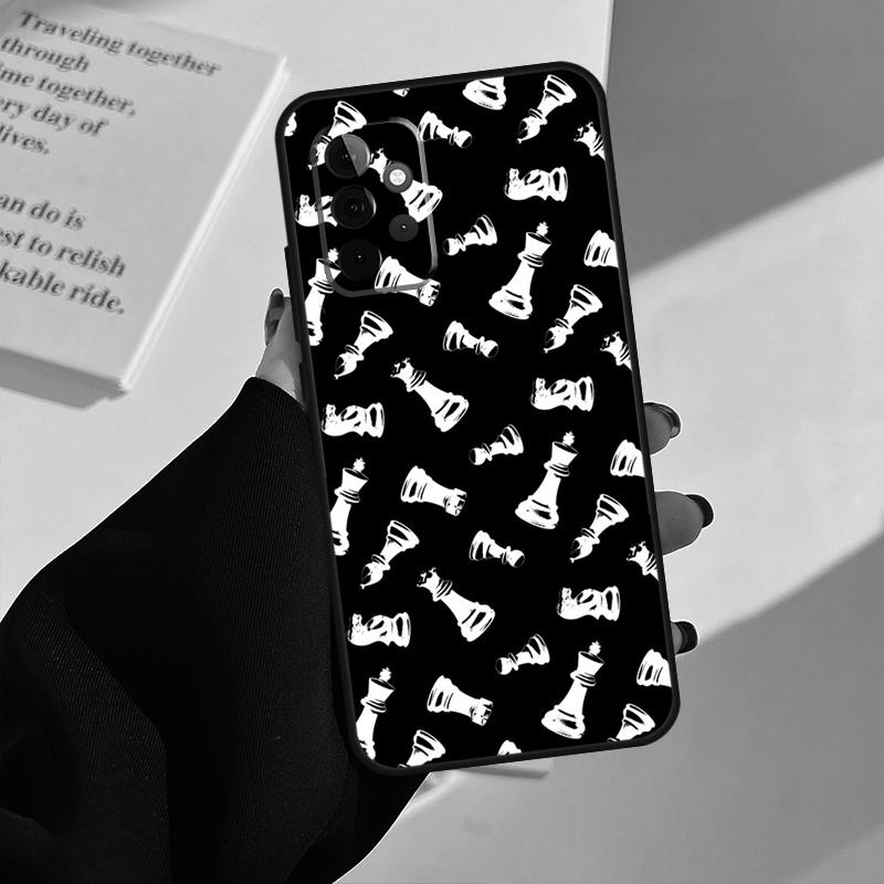 Chess Case For Samsung Galaxy A54 A34 A14 A13 A33 A53 A73 A51 A71 A50 A12 A22 A32 A52 A72 Cover