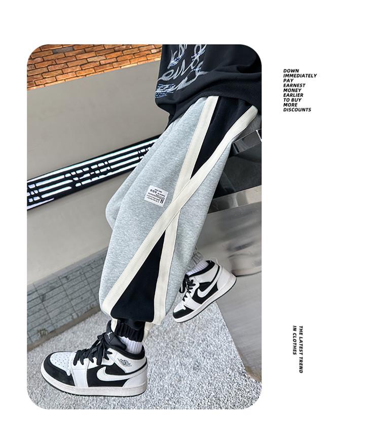 Children's Autumn Colorblock Pants Boys 2025: Casual Loose-Fit Fashion