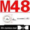 Double-Stacked Interlocking Toothed Anti-Slip Lock Washer 304 Stainless Steel DIN25201